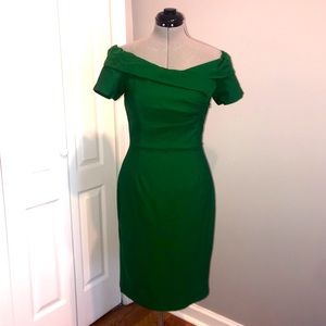 Belle Pogue beautiful vintage inspired dress. Green.  Worn ONCE!  Size 6
